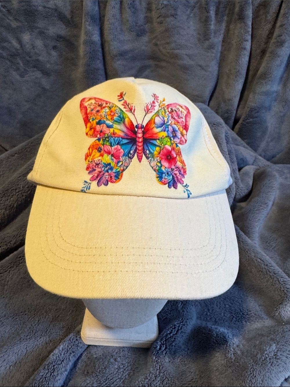 Cottn Curls Fairy Wings Cap, One Size